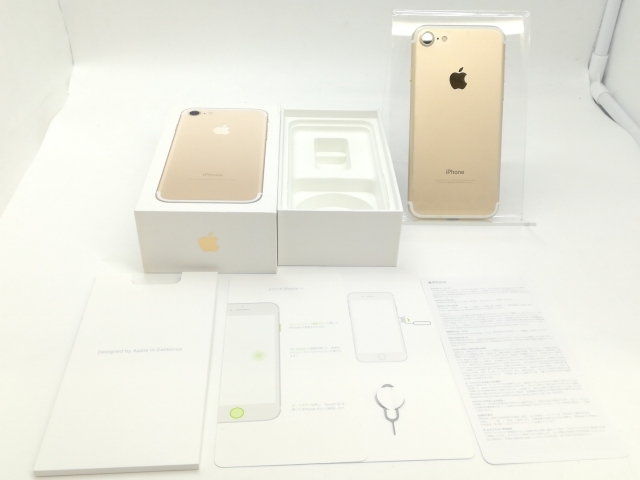 iPhone 7 Rose Gold 128 GB Softbank 箱あり ムスビー｜iPhone7