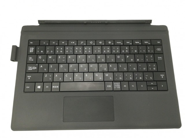【中古】Microsoft Surface Pro タイプ カバー QC7-00070 (Pro3/Pro4/Pro用) ブラック【札幌】保証期間１週間の通販は