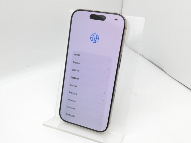 中古】Apple 国内版 【SIMフリー】 iPhone 16 Pro 128GB デザート 