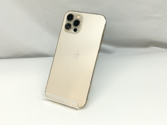 【中古】Apple docomo 【SIMロック解除済み】 iPhone 12 Pro 256GB ゴールド MGMC3J/A【札幌】保証期間１週間【ランクC】