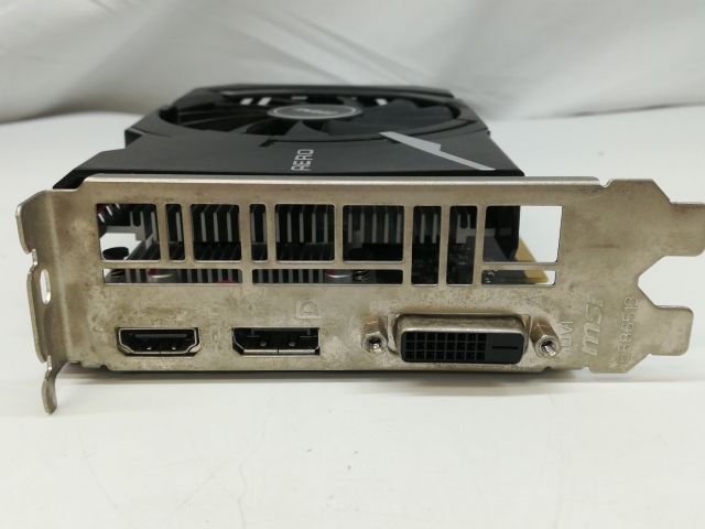 【中古】MSI GeForce GTX 1650 AERO ITX 4G OC GTX1650/4GB(GDDR5)/PCI-E【札幌】言いはなつ継続期間１週