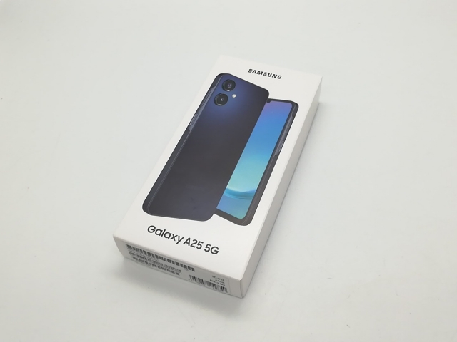 未使用】SAMSUNG docomo 【SIMフリー】 Galaxy A25 5G ブラック 4GB