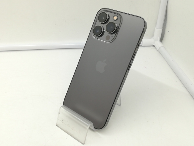 【中古】Apple docomo 【SIMフリー】 iPhone 13 Pro 128GB グラファイト MLUE3J/A【札幌】保証期間１ヶ月【ランクB】