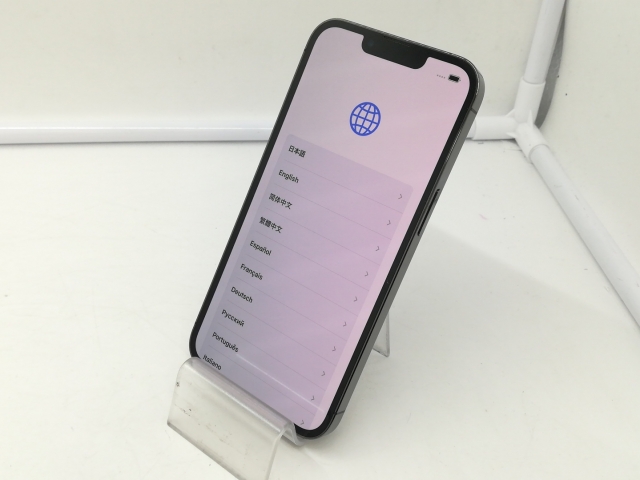 【中古】Apple docomo 【SIMフリー】 iPhone 13 Pro 128GB グラファイト MLUE3J/A【札幌】保証期間１ヶ月【ランクB】_1