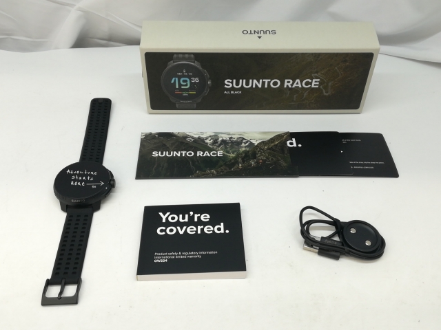 中古】SUUNTO SUUNTO RACE SS050929000 All Black【札幌】保証期間1 