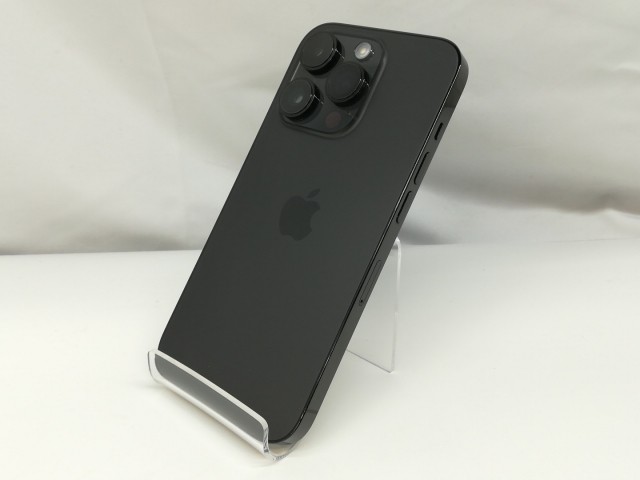 【中古】Apple 国内版 【SIMフリー】 iPhone 14 Pro 128GB スペースブラック MPXU3J/A【札幌】保証期間１ヶ月【ランクC】