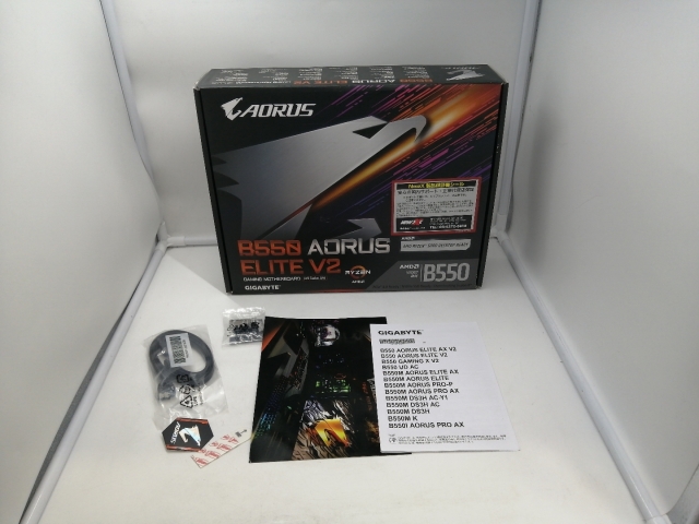 中古】GIGABYTE B550 AORUS ELITE V2(rev.1.5) B550/AM4/2.5GbitLAN