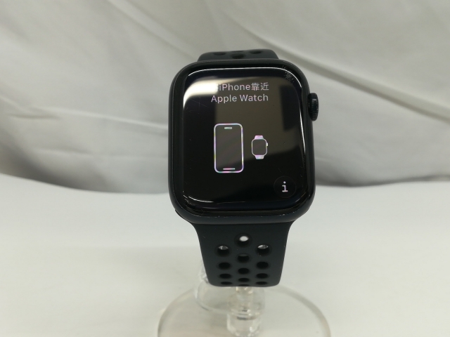 【中古】Apple Apple Watch Nike Series7 GPS 45mm ミッドナイトアルミ/スポーツバンド アンスラサイト/ブラックNike【大須アメ横】保証期間１ヶ月【ランクC】