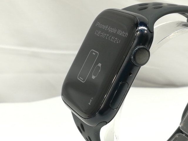 【中古】Apple Apple Watch Nike Series7 GPS 45mm ミッドナイトアルミ/スポーツバンド アンスラサイト/ブラックNike【大須アメ横】保証期間１ヶ月【ランクC】_3