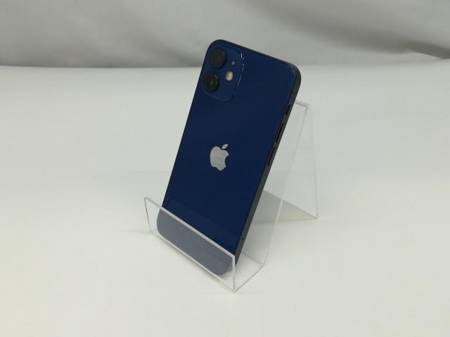 【中古】【赤ロム保証あり】Apple ymobile 【SIMロック解除済み】 iPhone 12 mini 64GB ブルー MGAP3J/A【札幌】保証期間１週間【ランクC