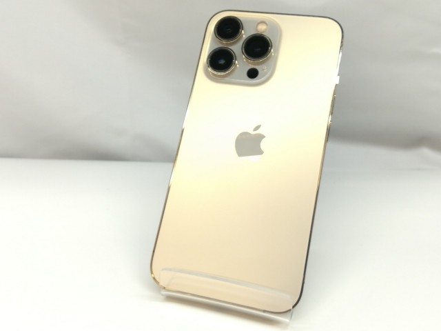 【中古】【赤ロム保証あり】Apple au 【SIMフリー】 iPhone 13 Pro 256GB ゴールド MLUQ3J/A【札幌】保証期間１週間【ランクC】