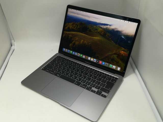 【中古】Apple MacBook Air 13インチ M1(CPU:8C/GPU:7C) 8GB/256GB スペースグレイ MGN63J/A (M1・2020)【札幌】保証期間１ヶ月【ランクB