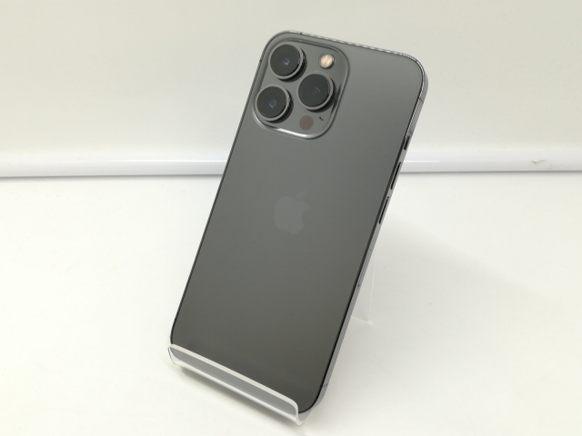 【中古】Apple 国内版 【SIMフリー】 iPhone 13 Pro 256GB グラファイト MLUN3J/A【札幌】保証期間１ヶ月【ランクB】