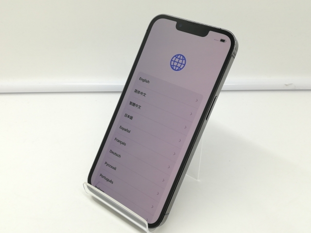 【中古】Apple 国内版 【SIMフリー】 iPhone 13 Pro 256GB グラファイト MLUN3J/A【札幌】保証期間１ヶ月【ランクB】