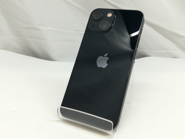 【中古】Apple au 【SIMフリー】 iPhone 13 mini 128GB ミッドナイト MLJC3J/A【札幌】保証期間１週間【ランクC】