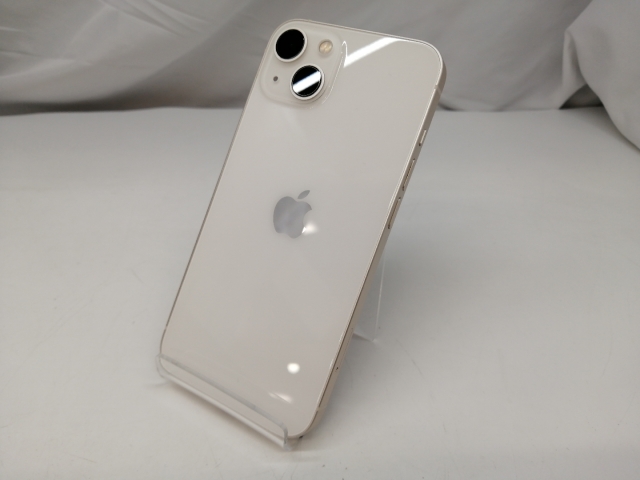 【中古】Apple UQmobile 【SIMフリー】 iPhone 13 128GB スターライト MLND3J/A【札幌】保証期間１週間【ランクC】