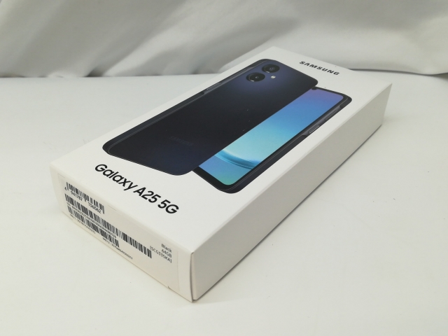 【未使用】SAMSUNG au 【SIMフリー】 Galaxy A25 5G ブラック 4GB 64GB SCG33【札幌】保証期間３ヶ月