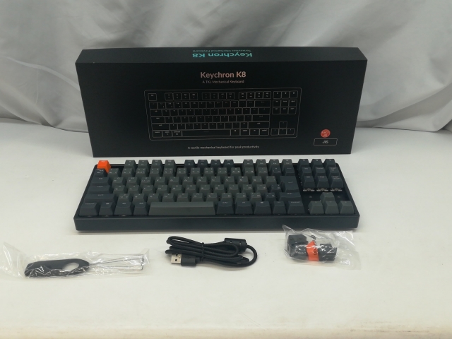 【中古】Keychron K8ワイヤレスメカニカルキーボード（日本JISレイアウト） K8-C1-JP【札幌】保証期間１週間_5
