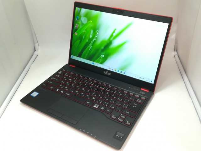 【中古】Fujitsu LIFEBOOK UH UH75/B3 FMVU75B3R サテンレッド【札幌】保証期間１ヶ月【ランクB】