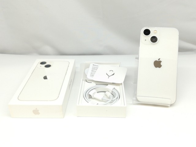 【中古】Apple iPhone 13 mini 512GB スターライト （国内版SIMロックフリー） MLJR3J/A【札幌】保証期間１ヶ月【ランクA】