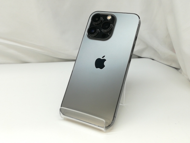 【中古】Apple 楽天モバイル 【SIMフリー】 iPhone 13 Pro 256GB グラファイト MLUN3J/A【札幌】保証期間１ヶ月【ランクB】