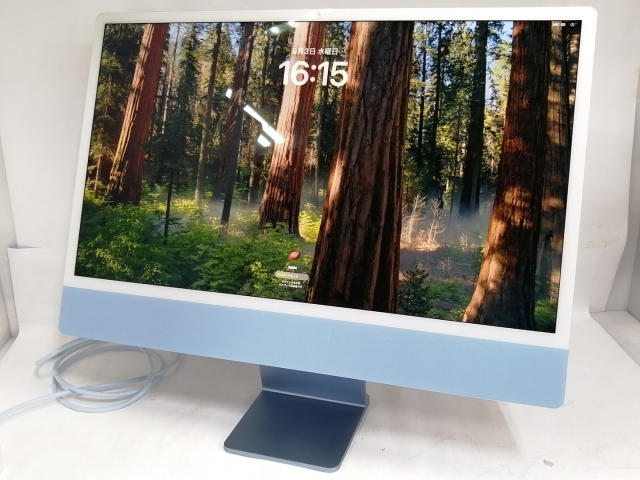 APPLE iMac 24インチ MJV93J/A [ブルー]256GB・8GB APPLE iMac 24インチ MJV93J/A [ブルー]256GB・8GB 中古】Apple iMac