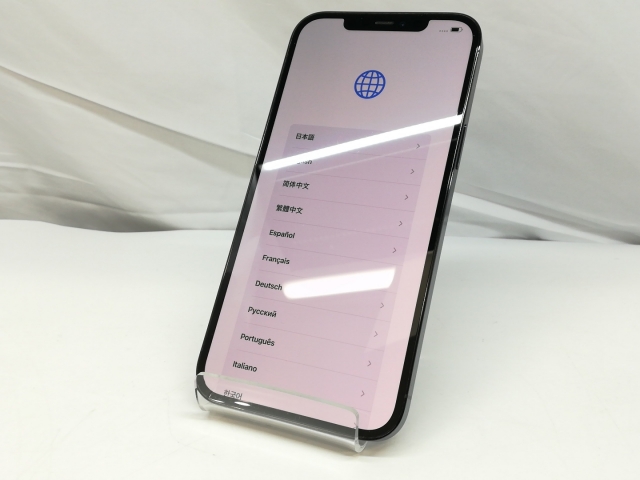 【中古】Apple SoftBank 【SIMロック解除済み】 iPhone 12 Pro Max 128GB パシフィックブルー MGCX3J/A【札幌】保証期間１ヶ月【ランクA】_1