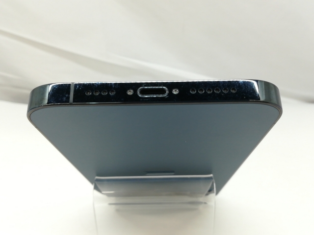 【中古】Apple SoftBank 【SIMロック解除済み】 iPhone 12 Pro Max 128GB パシフィックブルー MGCX3J/A【札幌】保証期間１ヶ月【ランクA】_4
