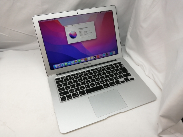 【中古】Apple MacBook Air 13in CTO (Mid 2017) Core i5(1.8G)/8G/128G(SSD)【札幌】言いはなつ継続期間１ヶ月【位置づけるB】
