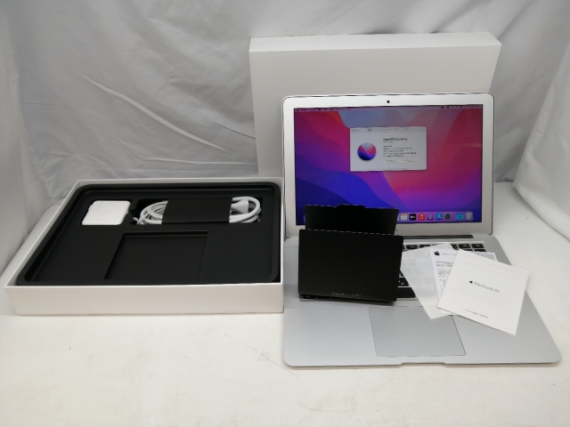 【中古】Apple MacBook Air 13in CTO (Mid 2017) Core i5(1.8G)/8G/128G(SSD)【札幌】言いはなつ継続期間１ヶ月【位置づけるB】
