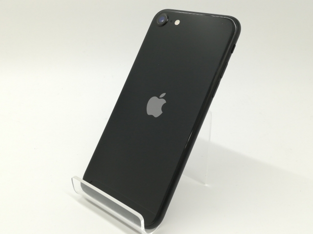 【中古】Apple au 【SIMロック解除済み】 iPhone SE（第2世代） 64GB ブラック MHGP3J/A（後期型番）【三宮駅前】保証期間１ヶ月【ランクA】