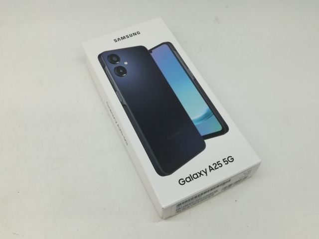 【未使用】SAMSUNG docomo 【SIMフリー】 Galaxy A25 5G ブラック 4GB 64GB SC-53F【札幌】保証期間３ヶ月