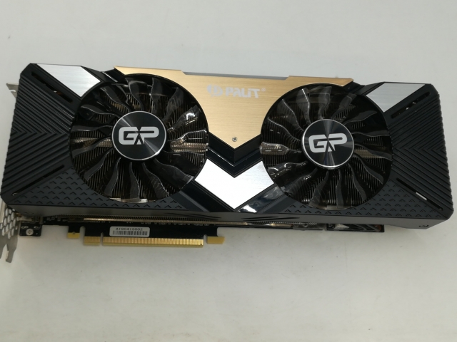 【中古】Palit GeForce RTX 2080 Ti Dual（NE6208T020LC-150A) RTX2080Ti/11GB(GDDR6)/PCI-E【札幌】保証期間１週間