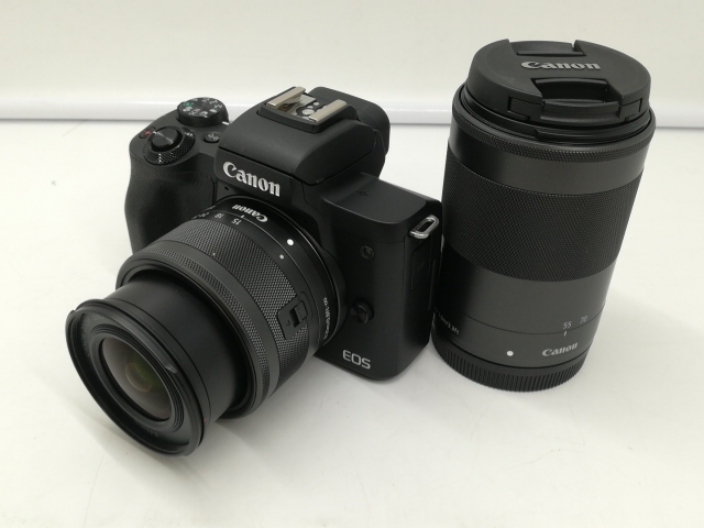 月額レンタル] CANON（キヤノン） EOS Kiss M ダブルズームキット 