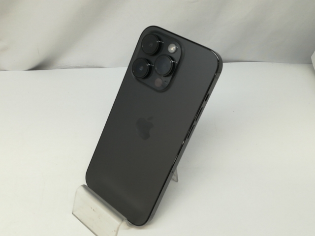 【中古】Apple 国内版 【SIMフリー】 iPhone 14 Pro 128GB スペースブラック MPXU3J/A【札幌】保証期間１ヶ月【ランクB】