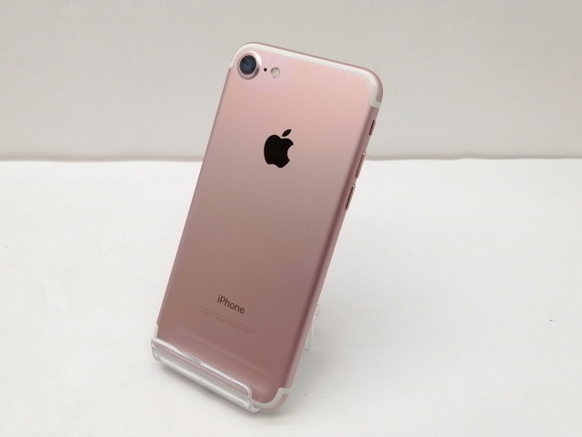 【中古】Apple SoftBank 【SIMロック解除済み】 iPhone 7 32GB ローズゴールド MNCJ2J/A【仙台イービーンズ】保証期間１週間【ランクC】