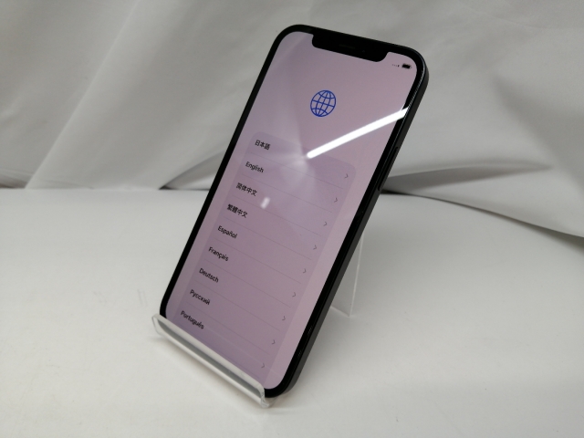 【中古】Apple 国内版 【SIMフリー】 iPhone 12 64GB ブラック MGHN3J/A【札幌】保証期間１ヶ月【ランクB】_1