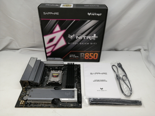 【中古】SAPPHIRE SAPPHIRE NITRO+ B850A WIFI7 B850/AM5/ATX【札幌】保証期間１週間_7