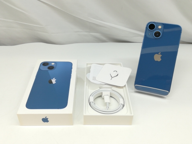 特価SALE中 iPhone13 mini 128GB ブルー SIMフリー 極美品