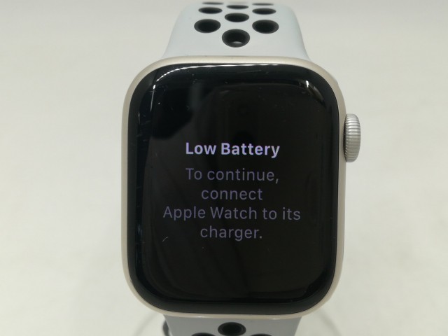 【中古】Apple Apple Watch Nike Series7 GPS 41mm スターライトアルミ/スポーツバンド ピュアプラチナム/ブラックNike【札幌】保証期間１ヶ月【ランクB】