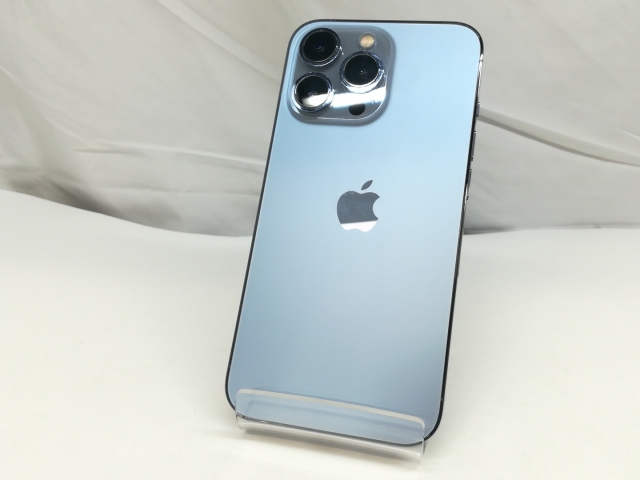 中古品〕 iPhone13 Pro 128GB シエラブルー MLUK3J／A SIMフリー【344