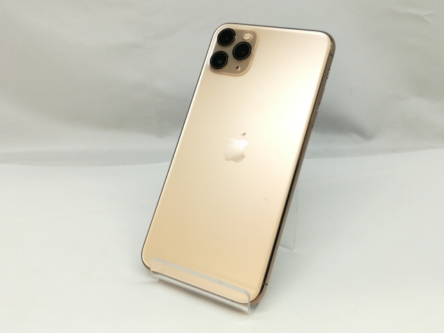 【中古】Apple docomo 【SIMロック解除済み】 iPhone 11 Pro Max 256GB ゴールド MWHL2J/A【札幌】保証期間１ヶ月【ランクC】