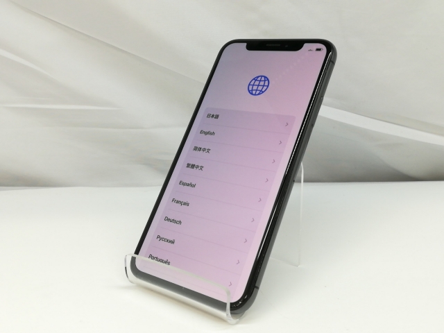 【中古】Apple docomo 【SIMロック解除済み】 iPhone XS 64GB スペースグレイ MTAW2J/A【札幌】保証期間１週間【ランクC】_1