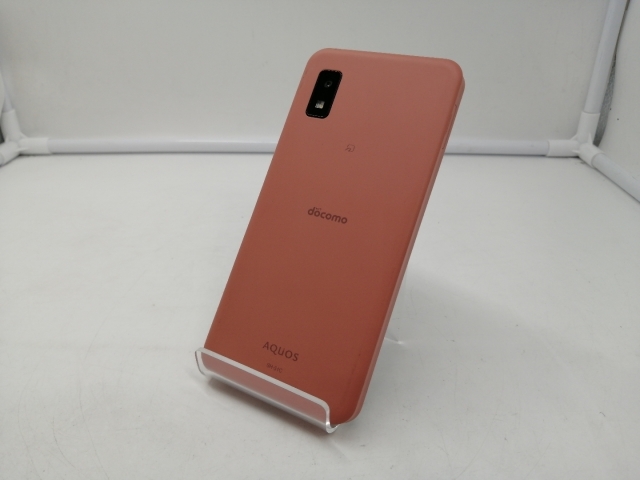 【中古】SHARP docomo 【SIMフリー】 AQUOS wish2 コーラル 4GB 64GB SH-51C【札幌】保証期間１ヶ月【ランクB】