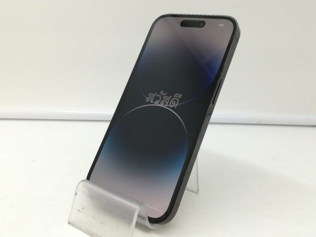 【中古】Apple 国内版 【SIMフリー】 iPhone 14 Pro 128GB スペースブラック MPXU3J/A【札幌】保証期間１ヶ月【ランクC】