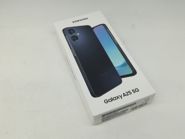 【未使用】SAMSUNG docomo 【SIMフリー】 Galaxy A25 5G ブラック 4GB 64GB SC-53F【札幌】保証期間３ヶ月