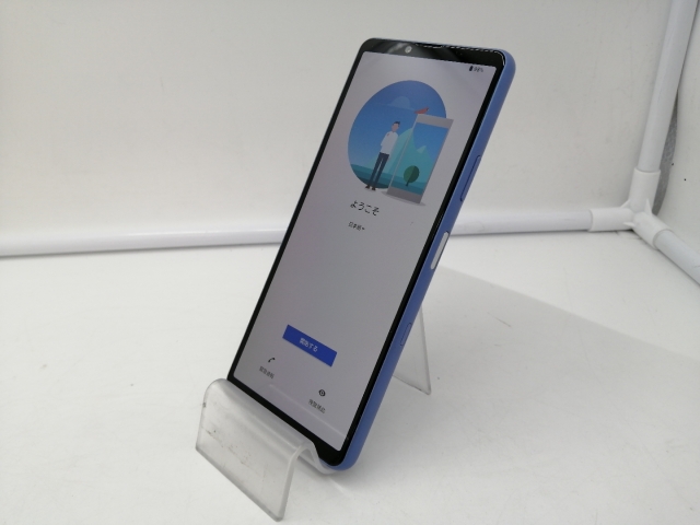 【中古】SONY au 【SIMロック解除済み】 Xperia 10 III ブルー 6GB 128GB SOG04【札幌】保証期間１ヶ月【ランクB】_1
