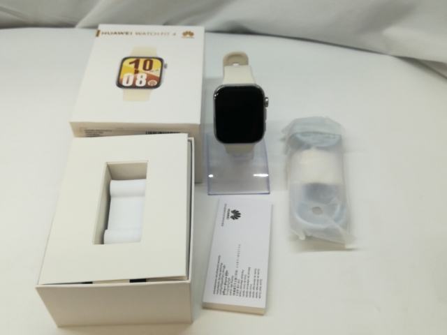 【中古】Huawei HUAWEI WATCH FIT 4 [ホワイト]【札幌】保証期間１ヶ月【ランクA】_4