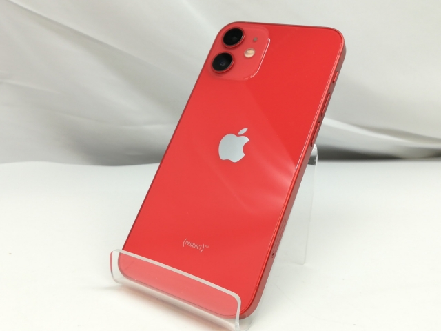【中古】Apple au 【SIMロック解除済み】 iPhone 12 mini 128GB (PRODUCT)RED MGDN3J/A【札幌】保証期間１ヶ月【ランクA】
