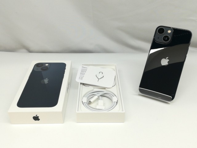 【中古】Apple iPhone 13 mini 128GB ミッドナイト （国内版SIMロックフリー） MLJC3J/A【札幌】保証期間１ヶ月【ランクB】